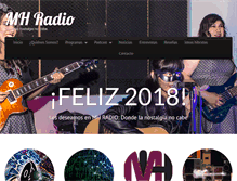 Tablet Screenshot of mh-radio.net
